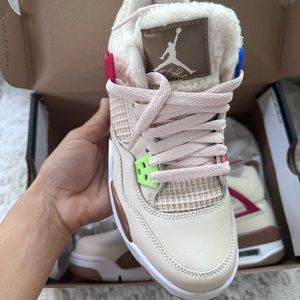 New Jordan ORIGINAL Retro 4 zise 4 whit box autentic100% Original unisex